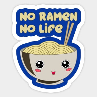 Kawaii Vintage Style Japenese Ramen Cat Sticker